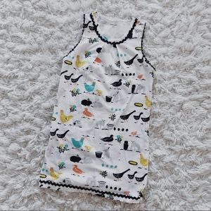 Girls Boutique Farm Animal Dress Sz 5